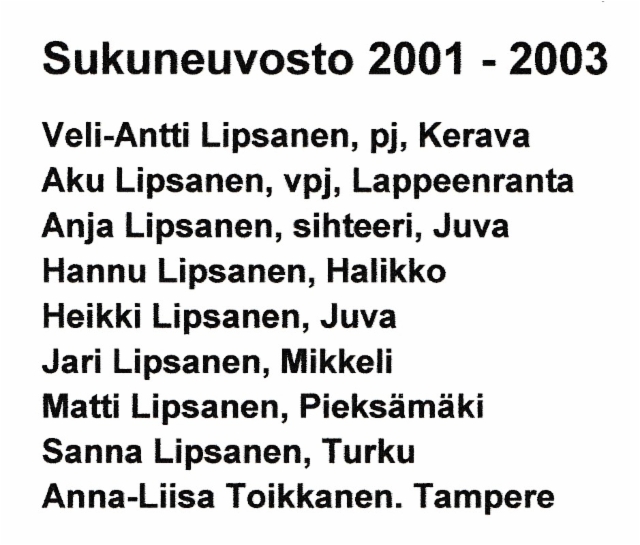 sukuneuvosto 2001-2003