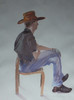 hattup&auml;inen mies/ the man with the hat