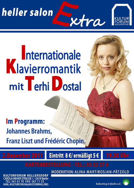 Terhi Dostal's concert poster in Berlin
