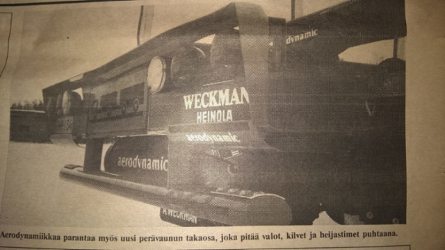 Wecmanilla tehtiin tälläinen jo 1985. - Aikansa maailman ykkönen!!!!