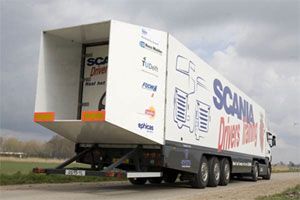 Scania testasi omalta osaltaan aerodynamiikkaa - kai tuosta jotain opittiin ???