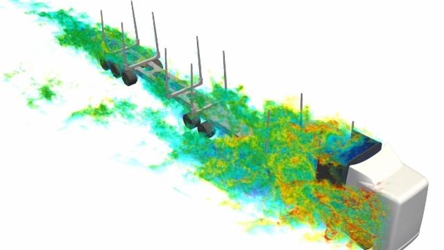 Puutavara-auton ilmavastusvoimat ovat yllättävän suuria tygjnäajossa.