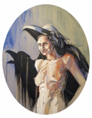 "Lady Ravén", 120x94 cm, 2014