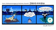 Sara-Saimaannorppa ja Kuisma-Kuutti: Säästä energiaa