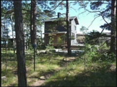 Sauna house with new upper floor