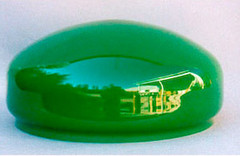 Strindberg -lasi vihreä. Halk.195mm tai 230mm