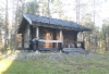 Perinteisesti rakennettu sauna Uimaniemi